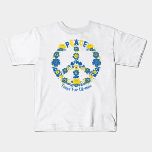 Peace for Ukraine Kids T-Shirt